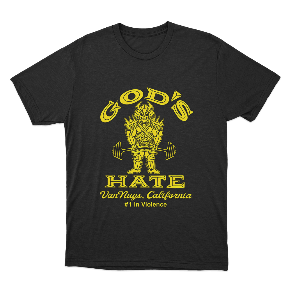 God's Hate Gold's Unisex T Shirt Black Gods Hate Golds Unisex T Shirt Black