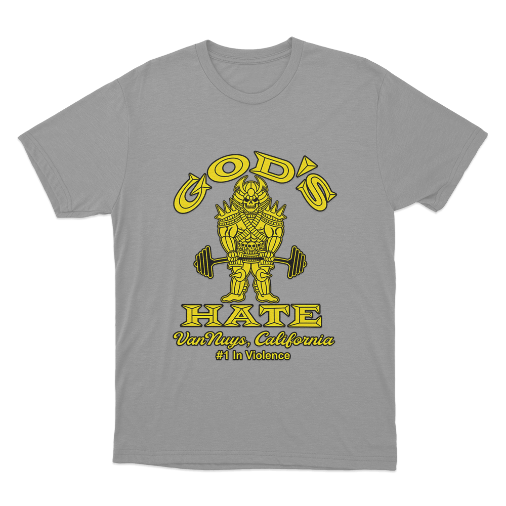 God's Hate Gold's Unisex T Shirt Grey Gods Hate Golds Unisex T Shirt Grey